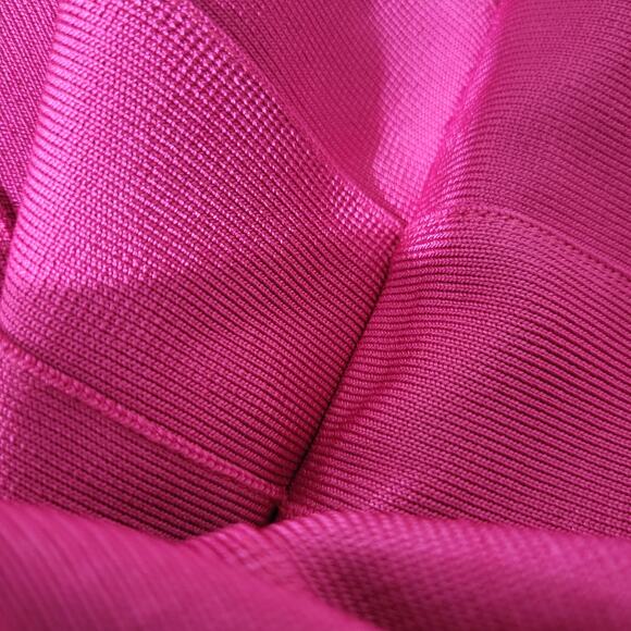 Forever 21 Herve Leger Bandage Skirt Set Pink Matching CoOrd Crop Halter Medium - Picture 9 of 14